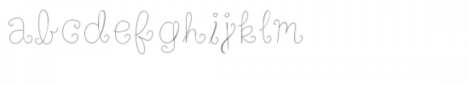 love letter sketch font Font LOWERCASE