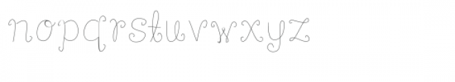 love letter sketch font Font LOWERCASE