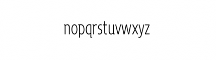 Loxley Mix Light Font LOWERCASE