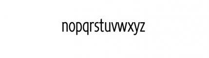 Loxley Sans Medium Font LOWERCASE