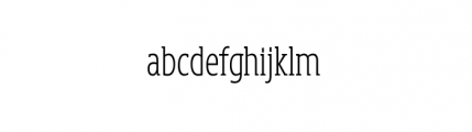 Loxley Serif Light Font LOWERCASE