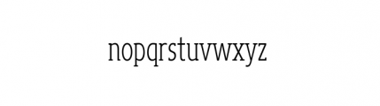 Loxley Serif Light Font LOWERCASE