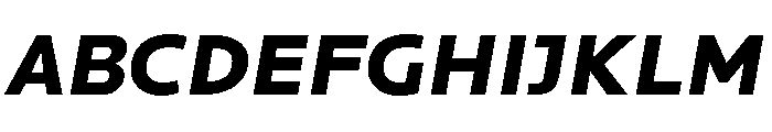 Locator Black Italic Font UPPERCASE
