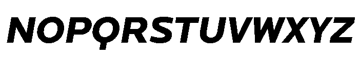 Locator Black Italic Font UPPERCASE