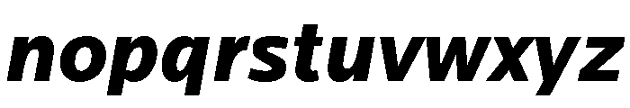 Locator Black Italic Font LOWERCASE