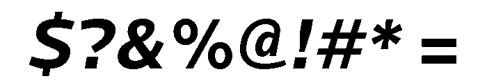 Locator Bold Italic Font OTHER CHARS