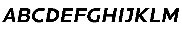 Locator Bold Italic Font UPPERCASE