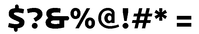 Locator Display Black Font OTHER CHARS