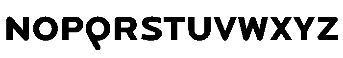 Locator Display Black Font LOWERCASE