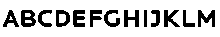Locator Display Bold Font UPPERCASE