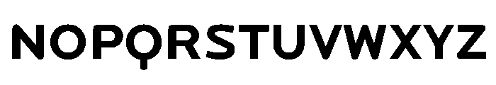Locator Display Bold Font UPPERCASE