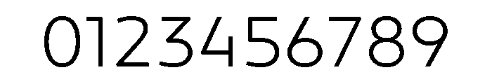 Locator Display Light Font OTHER CHARS