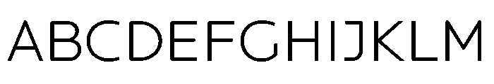 Locator Display Light Font UPPERCASE