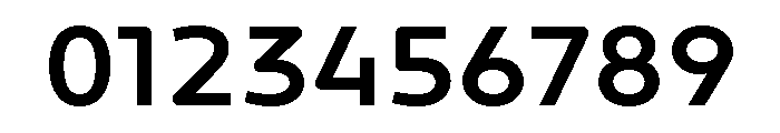 Locator Display Medium Font OTHER CHARS