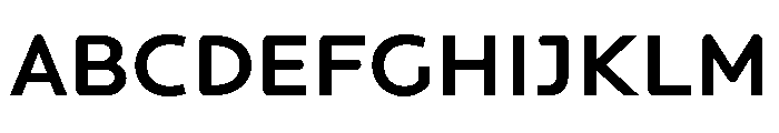 Locator Display Medium Font UPPERCASE