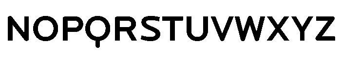 Locator Display Medium Font UPPERCASE