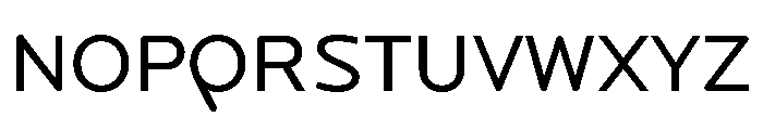 Locator Display Regular Font LOWERCASE