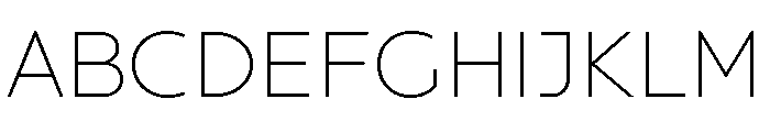 Locator Display Ultra Light Font UPPERCASE