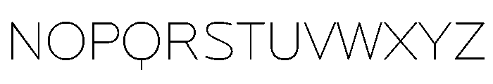 Locator Display Ultra Light Font UPPERCASE