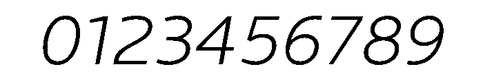 Locator Light Italic Font OTHER CHARS