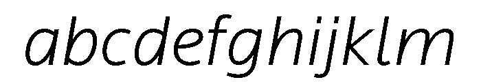 Locator Light Italic FONT