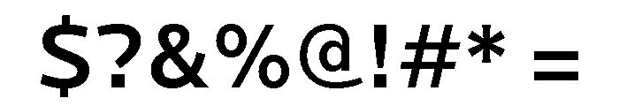 Locator Medium Font OTHER CHARS