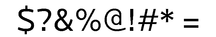 Locator Regular Font OTHER CHARS
