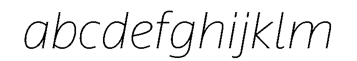 Locator Ultra Light Italic FONT