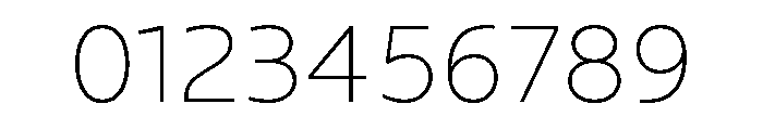 Locator Ultra Light Font OTHER CHARS
