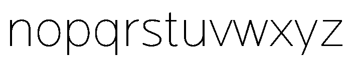 Locator Ultra Light Font LOWERCASE