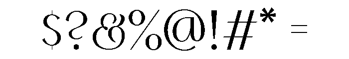 London Oatmeal Sans Regular Font OTHER CHARS