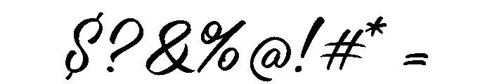London Oatmeal Script Regular Font OTHER CHARS