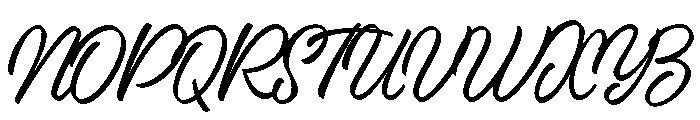 London Oatmeal Script Regular Font UPPERCASE