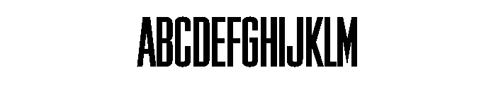 Los Alamos Fat Man Font UPPERCASE