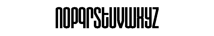Los Alamos Fat Man Font LOWERCASE
