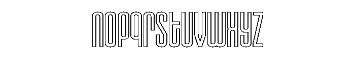 Los Alamos Little Boy Font LOWERCASE