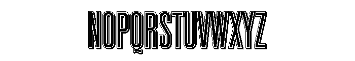 Los Alamos Oppenheimer Font UPPERCASE