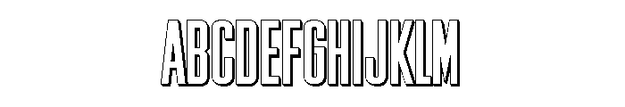 Los Alamos Trinity Font UPPERCASE
