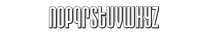Los Alamos Trinity Font LOWERCASE