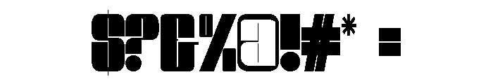 Loudine Condensed Font OTHER CHARS