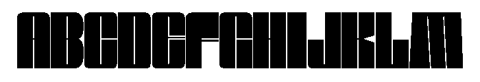 Loudine Condensed Font UPPERCASE