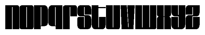 Loudine Condensed Font LOWERCASE
