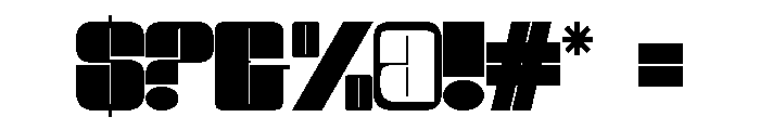 Loudine Medium Font OTHER CHARS