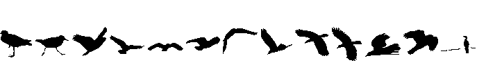 LoveBirds Regular Font UPPERCASE