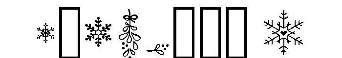 Lovingly Friends Extras Regular Font OTHER CHARS