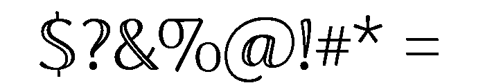 Lovingly Friends Sans Engraved Font OTHER CHARS