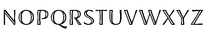 Lovingly Friends Sans Engraved Font LOWERCASE