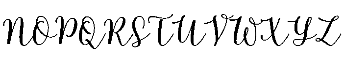 Lovingly Friends Script Regular Font UPPERCASE