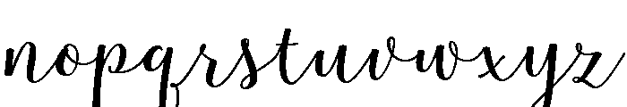 Lovingly Friends Script Regular Font LOWERCASE