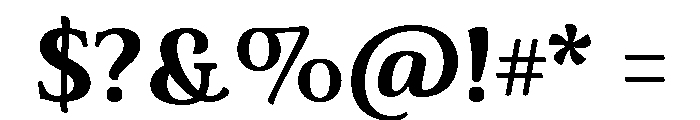 Lovingly Friends Serif Bold Font OTHER CHARS